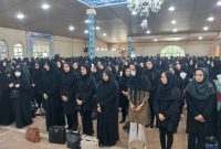 اجتماع بزرگ بانوان به مناسبت هفتمین روز غروب شهدای خدمت