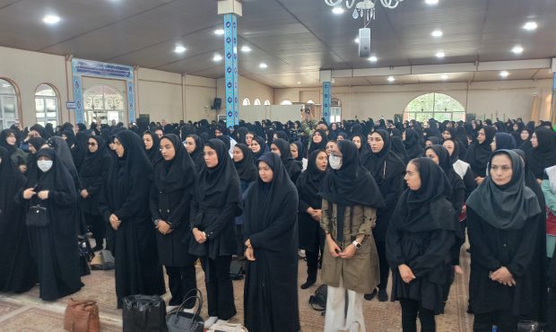 اجتماع بزرگ بانوان به مناسبت هفتمین روز غروب شهدای خدمت اجتماع بزرگ بانوان به مناسبت هفتمین روز غروب شهدای خدمت