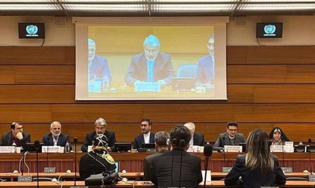 سخنرانی مدیرکل امور بینالملل معاونت زنان و خانواده در نشست UPR ژنو سخنرانی مدیرکل امور بینالملل معاونت زنان و خانواده در نشست UPR ژنو