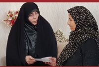 مدیرکل امور بانوان و خانواده استانداری آذربایجان‌غربی دردیدار با بانوی جانباز ۵۰ درصد در ارومیه ای گفت: این صبر و استقامت بانوان جانباز و ایثارگر و خانواده محترم شهدا مایه مباهات و مشمول اجر الهی می باشد
